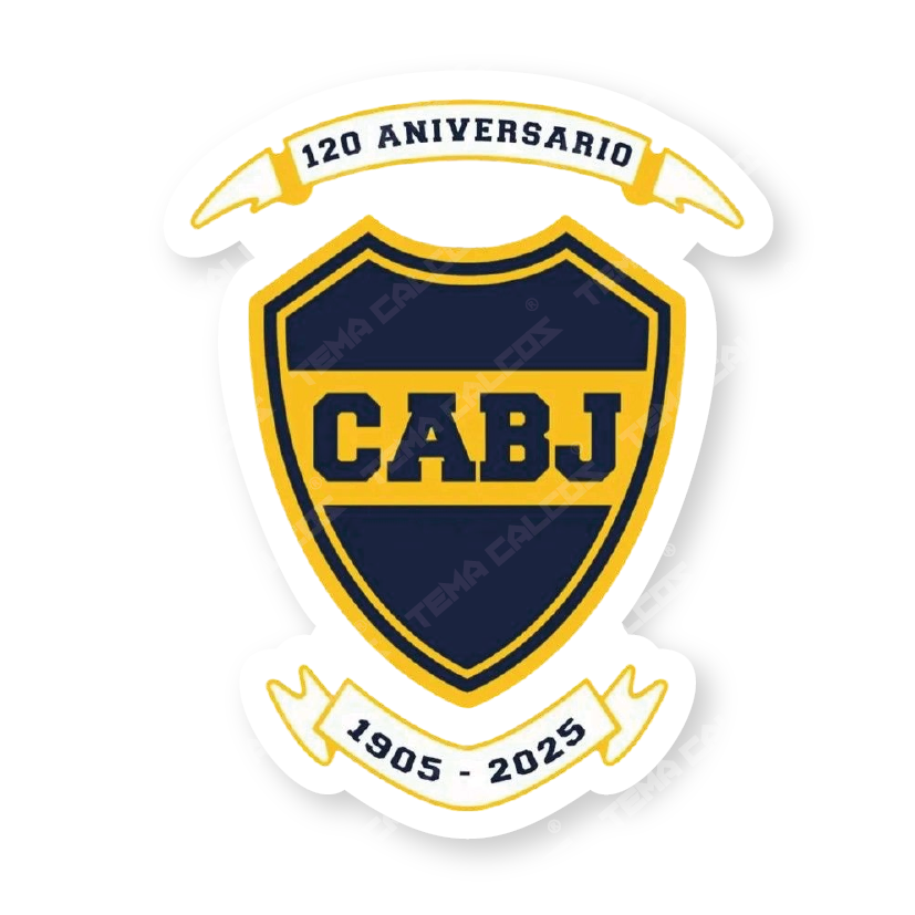 ESCUDO BOCA 120 AÑOS (NUEVO)