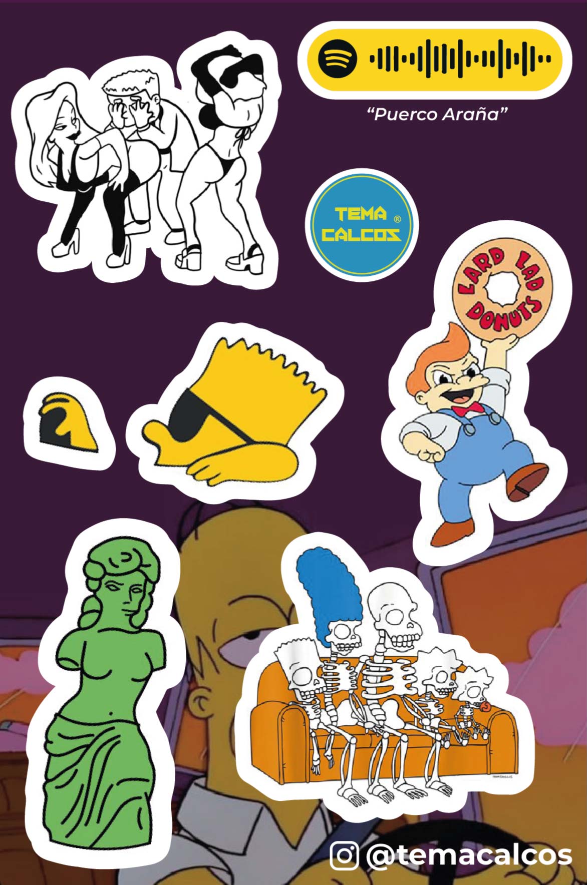 Plancha Los Simpsons 2