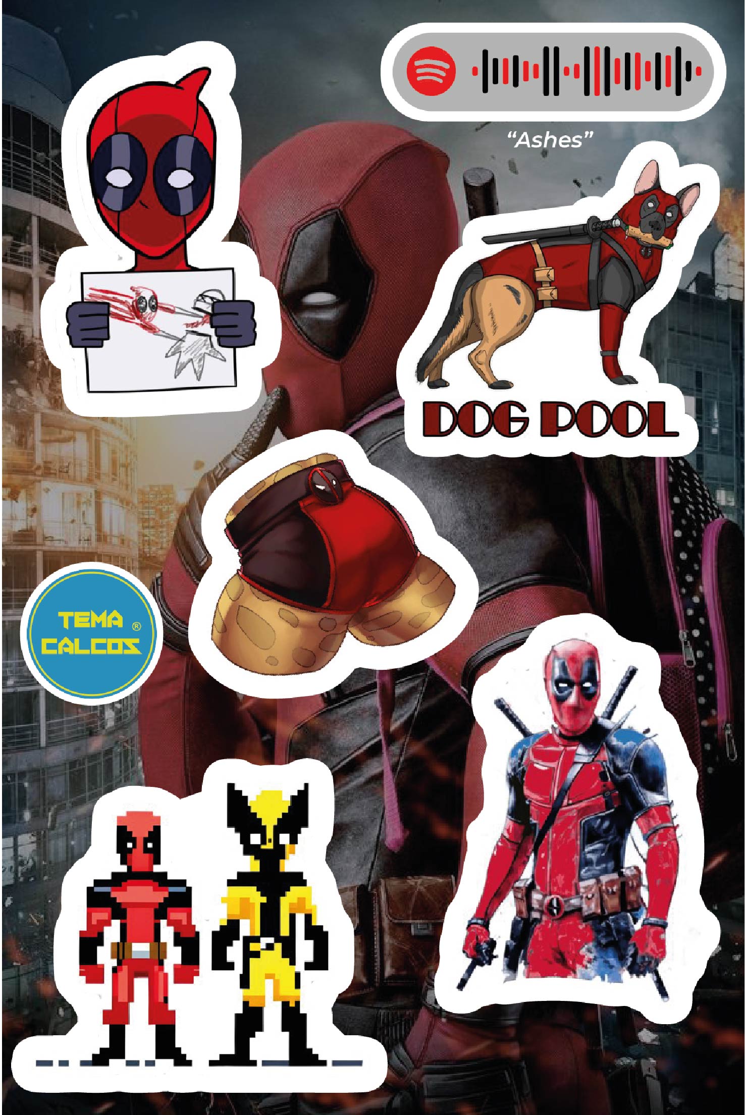 Plancha Deadpool