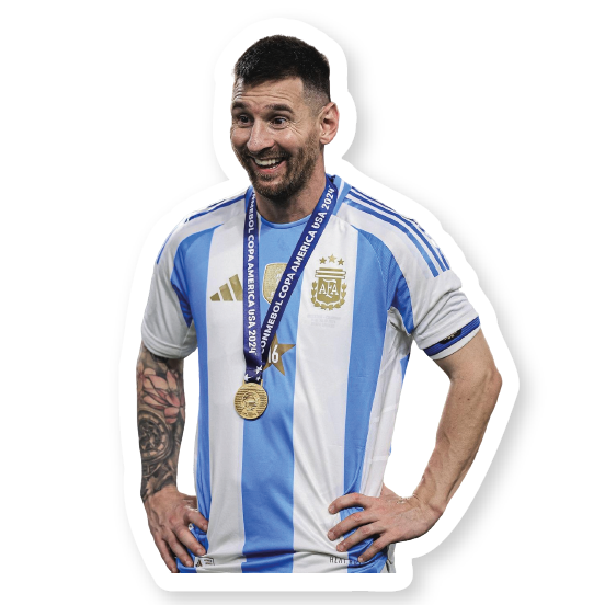 Messi con Medalla