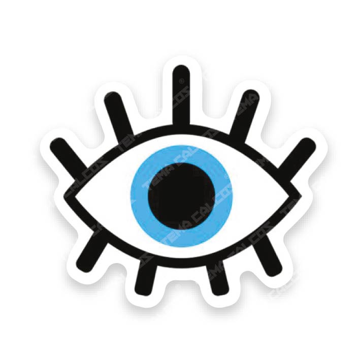 Ojo con pestañas