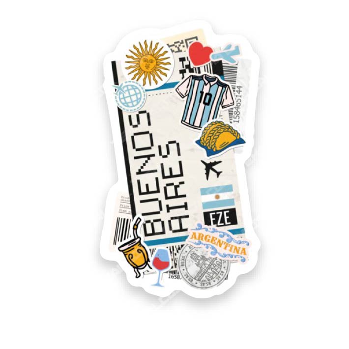 Boarding Pass Emoji Buenos Aires