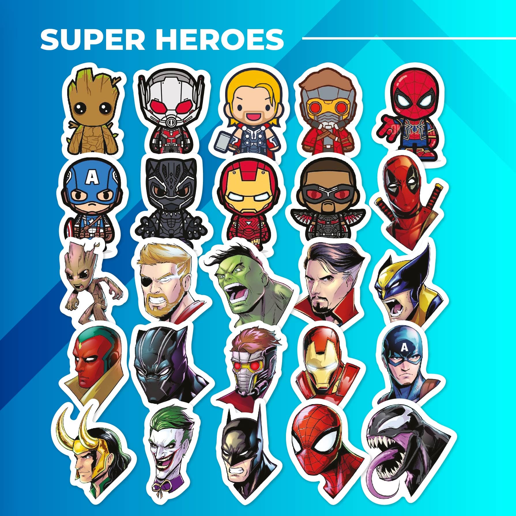 PACK SUPERHEROES