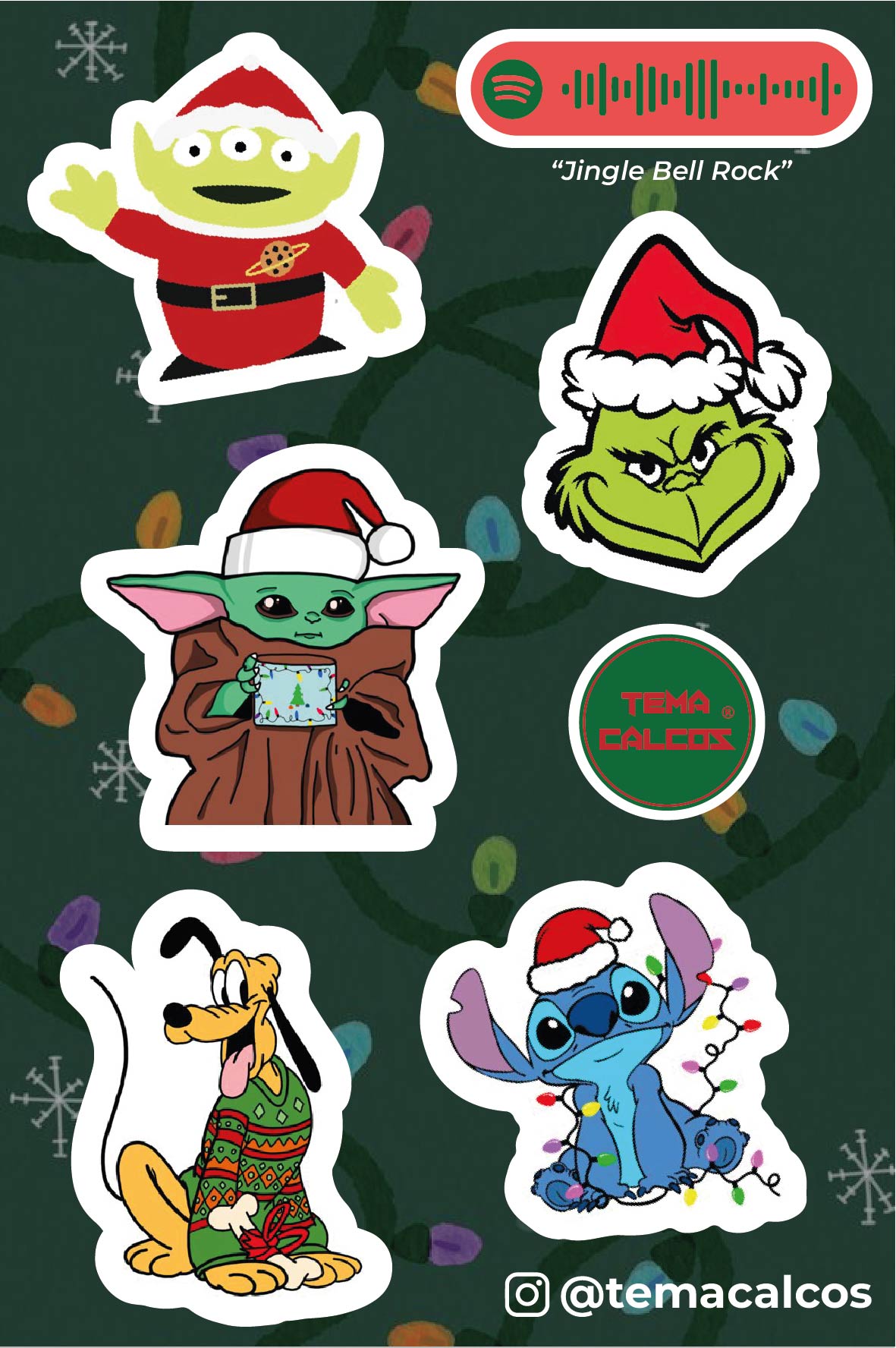 Plancha Navidad Disney