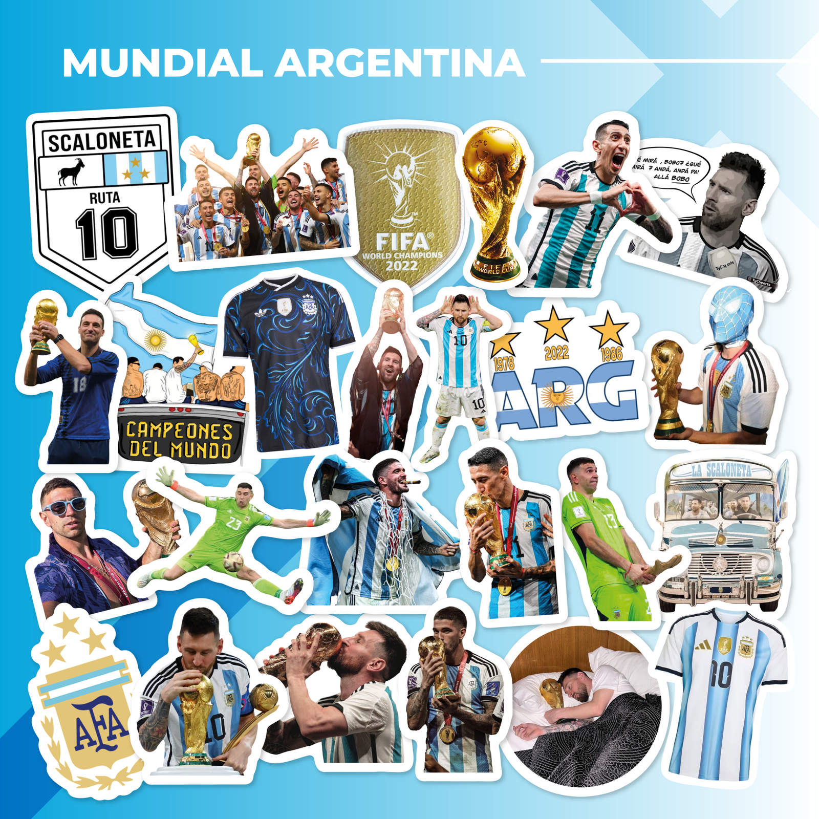 PACK MUNDIAL SELECCION ARGENTINA (NUEVO)