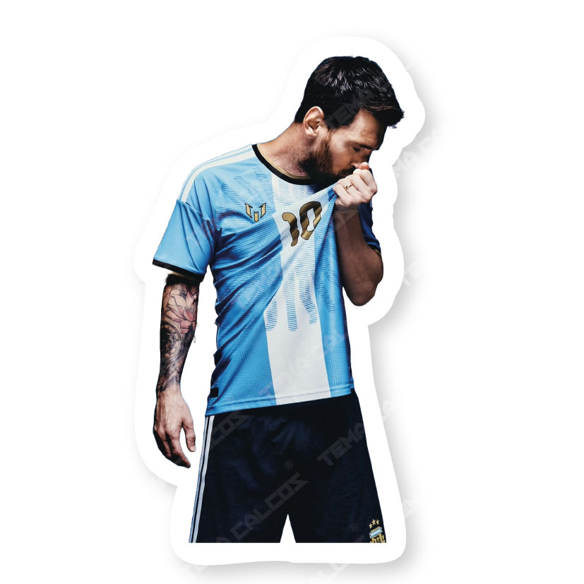 MESSI BESO CAMISETA DESPEDIDA SELECCION